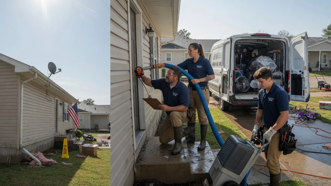 Ceiling Water Damage Restoration in Chesterland, OH near me